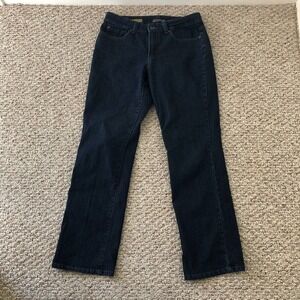 Nine West Broadway Fit Straight Leg Dark Wash Jean